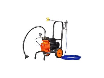 Airless Färgspruta 3000 PSI Högtrycksmålare på Vagn för Väggar och Tak