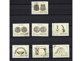 UNGERN. Afa 3561-3567 Arkæologi. Stämplat. ( 5631 ).
