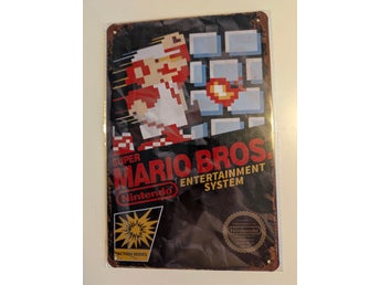 Super Mario Bros skylt