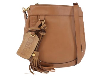 Chloe Eden Shoulder Bag Leather Beige Gold Auth.. | Köp på Tradera