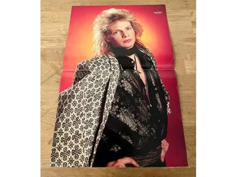 Tommy Nilsson Easy Action 1985 poster affisch plansch - Tidningen OKEJ 1990-tal