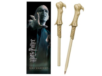 Voldemort Trollstav Penna & Bokmärke - Harry Potter