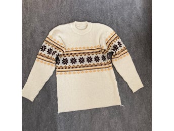 Vintage 70-tal stickad tröja Eiser, storlek S/M retro