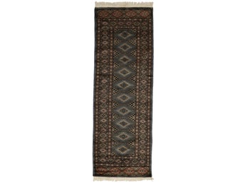 Pakistan 2-ply matta – Äkta klassisk handknuten matta 60 × 178 cm