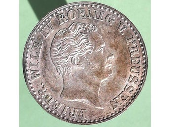 GERMANY. Prussia. 2 1/2 Silbergroschen 1850