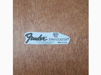 Fender Stratocaster USA vattendekal