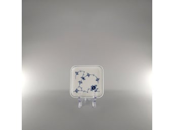 Royal Copenhagen Musselmalet Riflet Asiet Firkantet (9 cm)