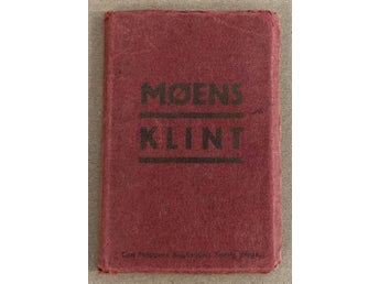 Møens Klint - Liten turistbroschyr (leporello), 1931