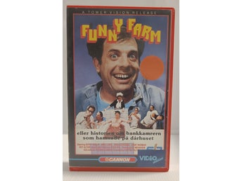Funny Farm - Fd. hyrfilm - Cannon - Golan - Globus - Svensk text VHS