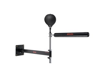 Wall Mount Boxing Spinning Bar, Spinning Bar with Punching Ball, Adjustable