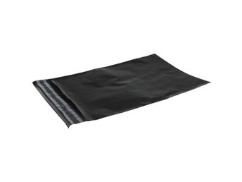100 Postorderpåsar Svarta Medium 23x36cm