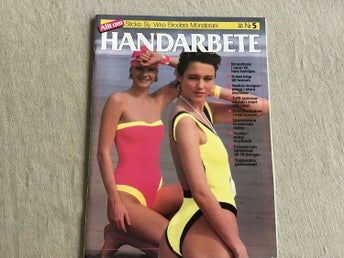 ALLT OM HANDARBETE NR 5 1989 med MÖNSTERARK,SY,STICKA,VIRKA,BRODERA