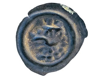 Valdemar Birgersson 1250-1275, Lödöse, vänstervänt lejonhuvud