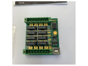 Deditec USB-RELAIS-8_B 8-kanals USB-reläutgångsmodul - Ny