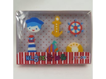 Suddgummi 6-p figurer