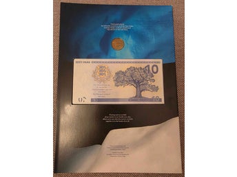 Estland 10 Krooni 2008 P90 folder / upplaga 30.000 st
