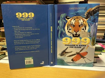 999 Frågor & Svar om Djur av Carsten Ryytty, Bok, Very Good plus