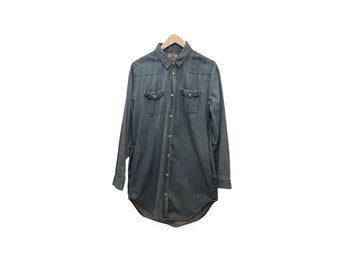 Acne Studios Saddle Denim-skjorta