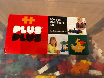 Plus-Plus Midi Basic 400 bitar - klossar leksaker
