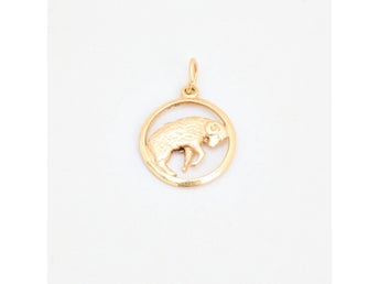 Stenbock Hänge i 14K guld, 2 cm, 1.71 g