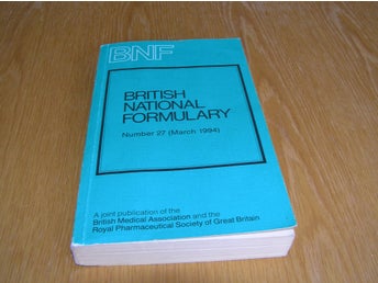 British National Formulary, Number 27 (March 1994)