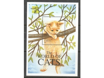ANTIGUA & BARBUDA - BL. THE WORLD OF CATS**