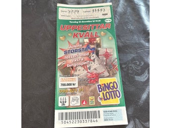 Bingolott Uppesittarkväll 2004-12-23~Samlare