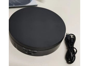 10kg last Ø-146mm elektriskt roterande displayställ för visning/videoinspelning