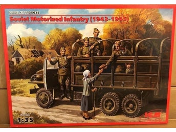 SOVIET MOTORIZED INFANTRY (1943-1945) ICM 1/35 OÖPPNAD