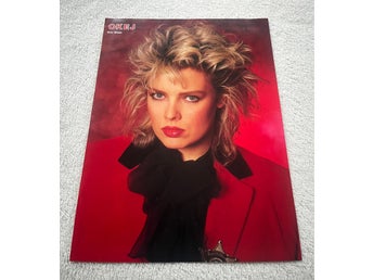 Kim Wilde 1988 affisch mini poster tidningen Okej 1980-tal