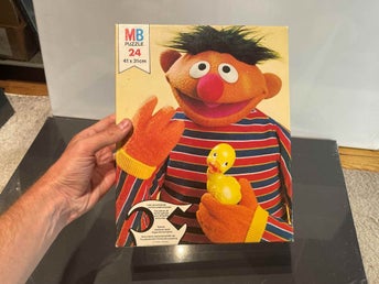 Mupparna Ernie pussel 1976 USA Stora pussel-bitar Sesame Street