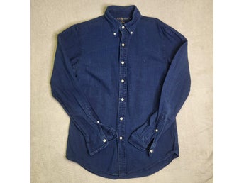Ralph Lauren Jeansskjorta Slim Fit Indigo Oxford Blå Storlek M