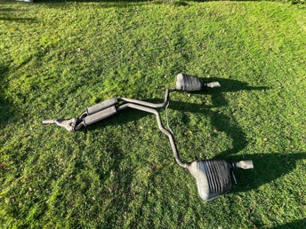 Avgassystemet Audi a6 c6 avant 2.0 tdi