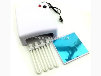 80W Nageltork UV LED Lampa Vit Fr.. (317838691) ᐈ Nageltorkare 'Fast Dry' UV Lampa