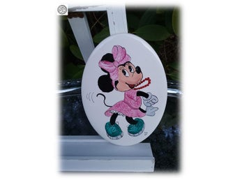 Mimmi Minnie Mouse tavla upphängningsbar H&R Johnson Tiles LTD