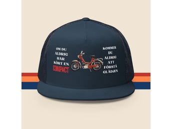 Crescent Compact - Mörkblå Trucker Keps - Om du aldrig har kört