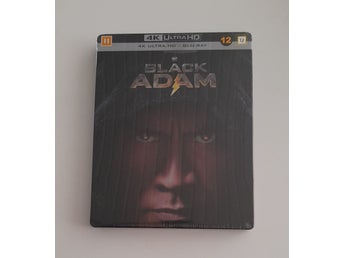 Black Adam 4k Ultra HD Limited Steelbook Edition / Ny Inplastad / Svensk Text