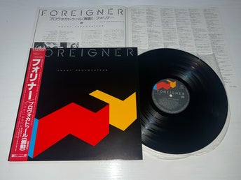 Foreigner - Agent Provocateur Japan Press Lp Obi Lyrics Fin