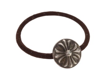 Chrome Hearts Cross Ball Knapp Hårband Ag925 Silver Autentisk 141206M - Jerrillo