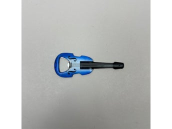 Flasköppnare Gitarr / Fiol , Emalj , Rostfritt stål, Vintage