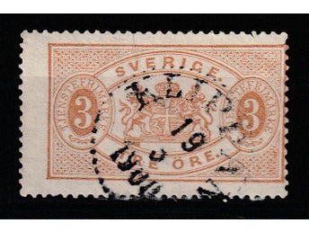 Tj12 | Tjänstefrimärke | 3 Öre