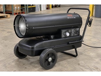 Dieselkanon 29kW Byggvärmare 100000 BTU Termostat 38L Tank Verkstad Garage