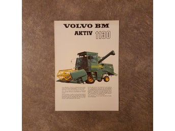 Broschyr VOLVO BM Aktiv Skördetröska 1130