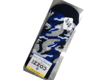 Cozzi barnstrumpor pojke blå grå bomull sneaker socks 3 pack storlek 31 34 nya