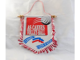 AS Cannes Frankrike - Vintage Vimpel Volleyboll