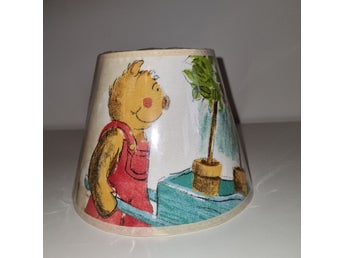 Lampskärm med björnmotiv