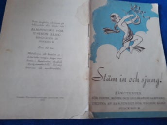 Musik Visor Stäm in och sjung 1944 !