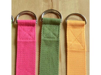 Yogaband 180 cm (grön), Yogabä , Yoga strap, Fitnessband