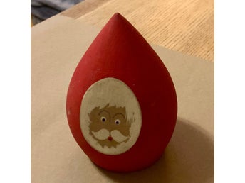 Tomte, A Ellerberg, Sweden snideri hantverk, märkt 1967
