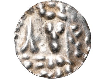 Knut Eriksson (1167–1196) – Penning (Brakteat), Sigtuna - Vackert exemplar